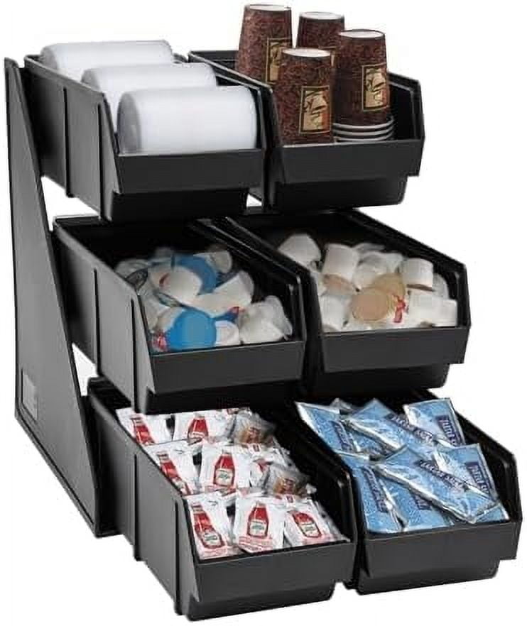 DGEAYUE Serve Condiment Bin,3 Tier 6 Compartment Condiment Organizer ...