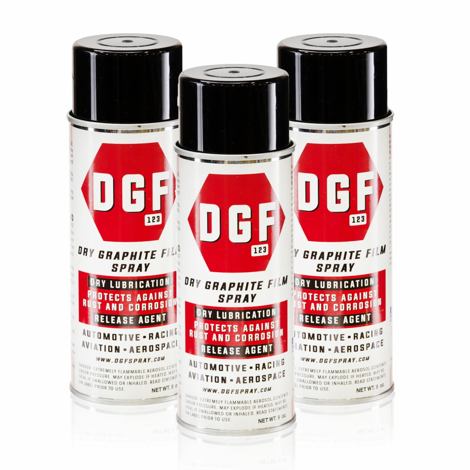 DGF Dry Graphite Film Spray Anticorrosive Lubricant, QuickDrying