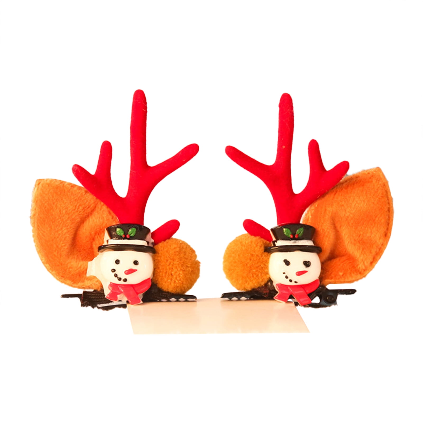 DGHM Christmas Children's Headdress Cute Holiday Hair Clip Santa Hair Clip Baby Girl Headdress