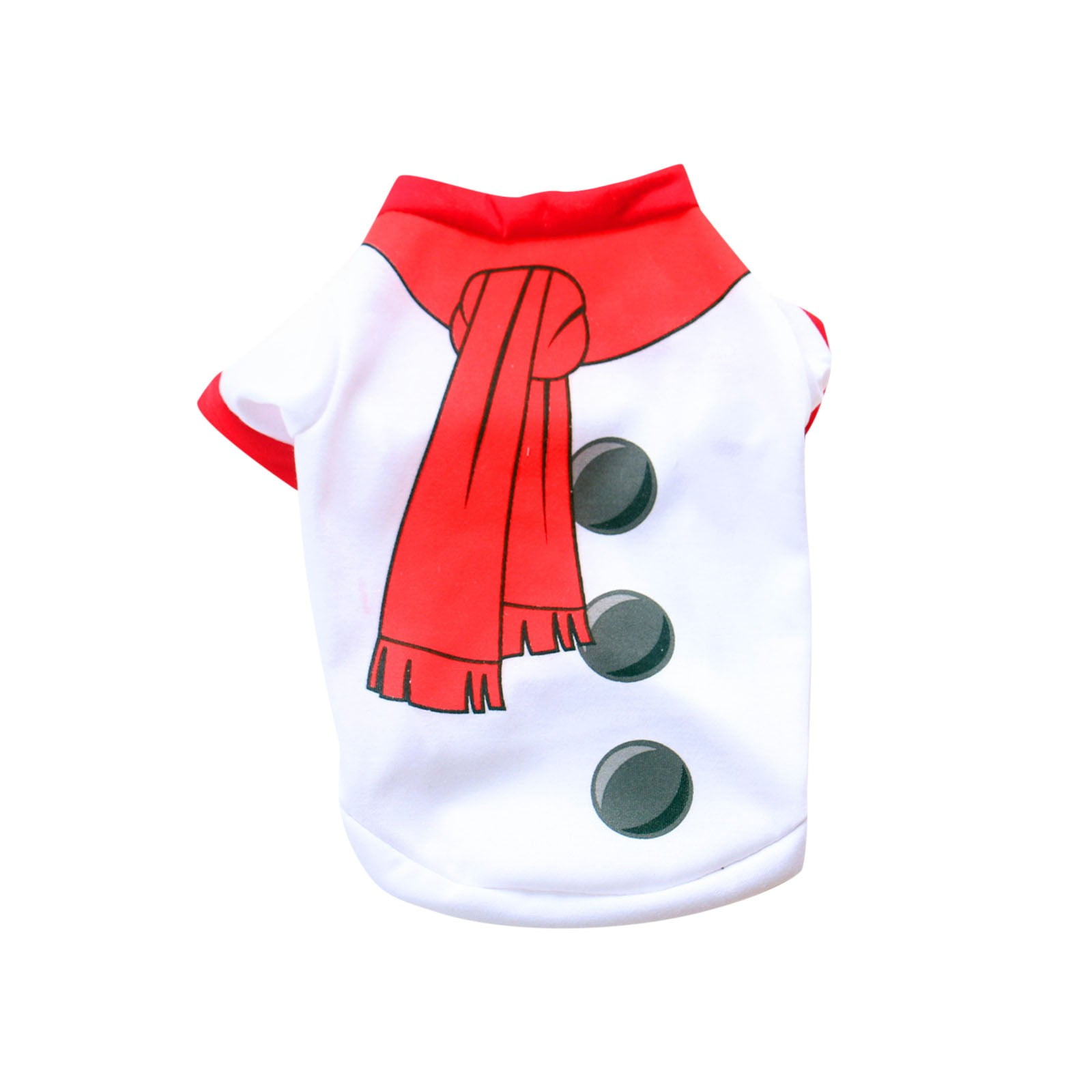 DGHM Christmas Pet Cartoon Printed Pullover T Shirt Cute Spring Autumn