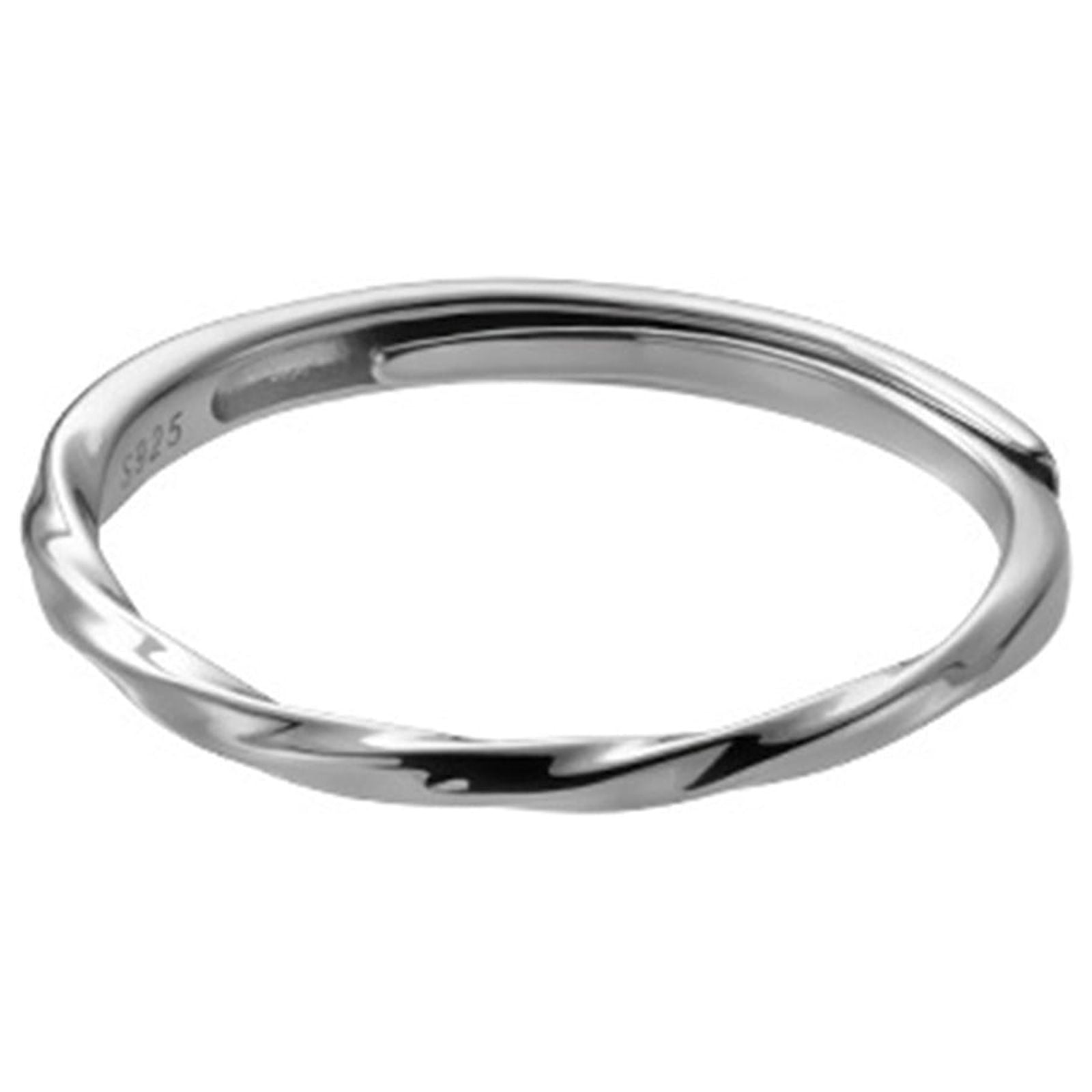 DGHM The Spiral Line of Personality Ring Temperament Twist Ring Girl