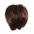 DGHM Women's Wig Short Straight Hair with Flat Bangs Bob One Cut High