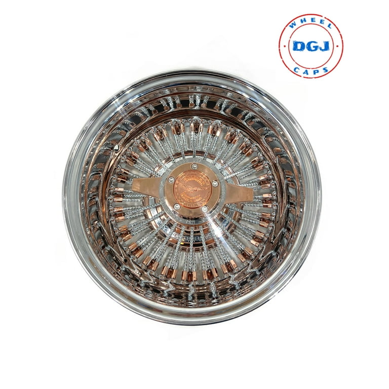 SPACECREW ホイール　165/70HR13 Starr Wheels 777 558-2285-CAP Chrome Center Cap