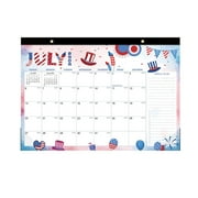 DGLQMYX 2025-2026 Desk Calendar Large 12x17 until December 2026, Extra Large Desk Blotter Teacher Desk Calendar Pad 18 Months For Desktop, Seasonal