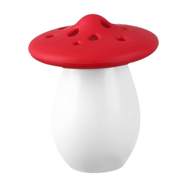 DGLQMYX Mushroom Baking Soda Holder For Fridge Deodorizer Ceramic Baking Soda Fridge Holder Odor Absorber Container Smell Remover Cute Fridge Deodorizer Refrigerator Odor Eliminator(No Soda)