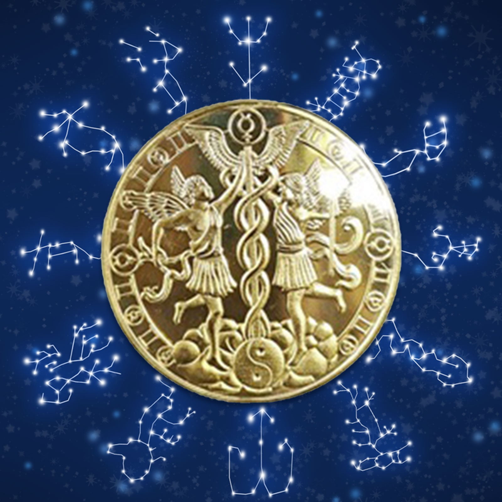 DGLQMYX Tooth Fairy Wish Play 12 Zodiac Zodiac Metal Crafts