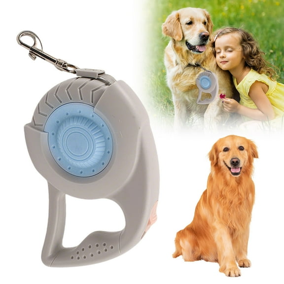 DGMIOCS 360° Tangle-Free Retractable Dog Leash with One-Handed Brake, Pause, Lock, 10 ft Strong Nylon Tape Pet Walking Leash,Suitable for Cats, Small and Medium Dogs up to 66 lbs