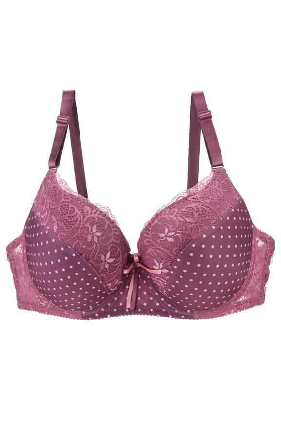 Bras for Women Women's Beauty Back Smoothing Minimizer Bra Red 95C