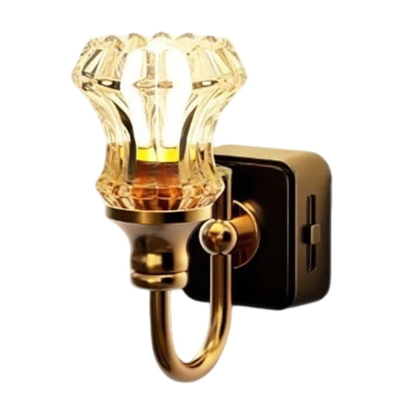 DGMIOCS Candle Plug in Night Light, Realistic LED Flickering Wall Lamp for Home Bedroom Decor