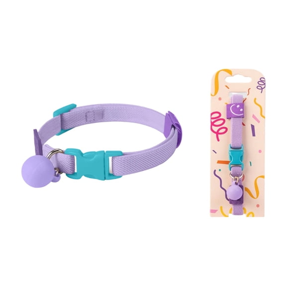 DGMIOCS Elastic Cat Collar of Safety Quick Release Cat Collars with Bell Anti-Suffocation Kitten Puppy Collars
