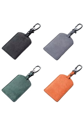 Fit for classic Leather Car Key Cover for -Card Case with Key Ring