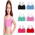 thumbnail image 1 of DGMIOCS Girls Bikini Top UPF 50+, Bathing Suit Top for Girls Size: 5-6 Years Pink, 1 of 9