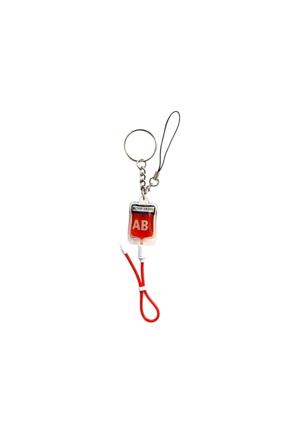 Halloween Vampire Party Favor - Bag Charm Lanyard - Gothic Keychain & Earbud Case Accessory