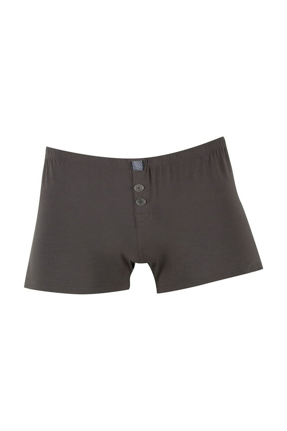 Men's Underwear Covered Band Multipack Breathable Microfiber Trunks Grey XL