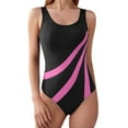 thumbnail image 1 of DGMIOCS Plus Size Tummy Control Swimsuits Tummy Control One Piece Swimsuit Pink L, 1 of 5