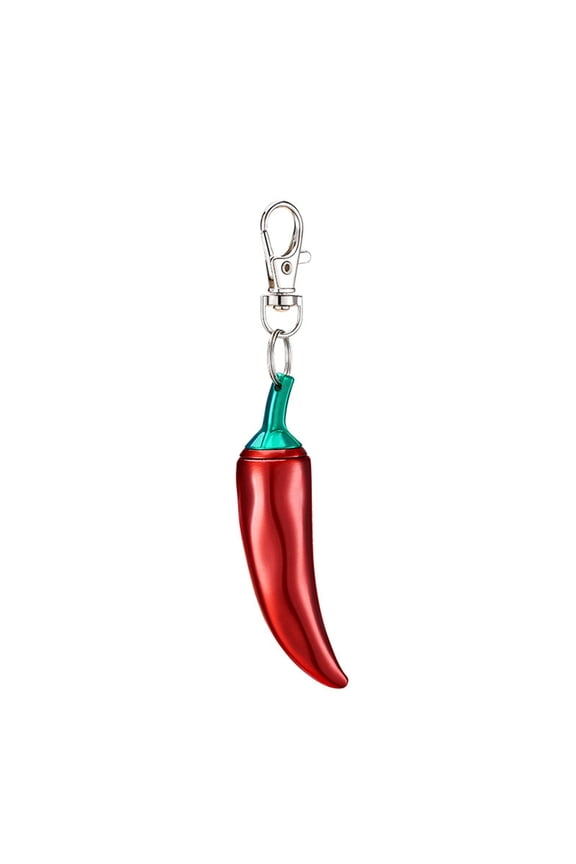 Red Chilli Keychain Lighter, Refillable Unlimited Match Scratch Lighter, Multifunctional Cool Portable Reusable Kerosene Windproof Lighters for Outdoor Camping and Household