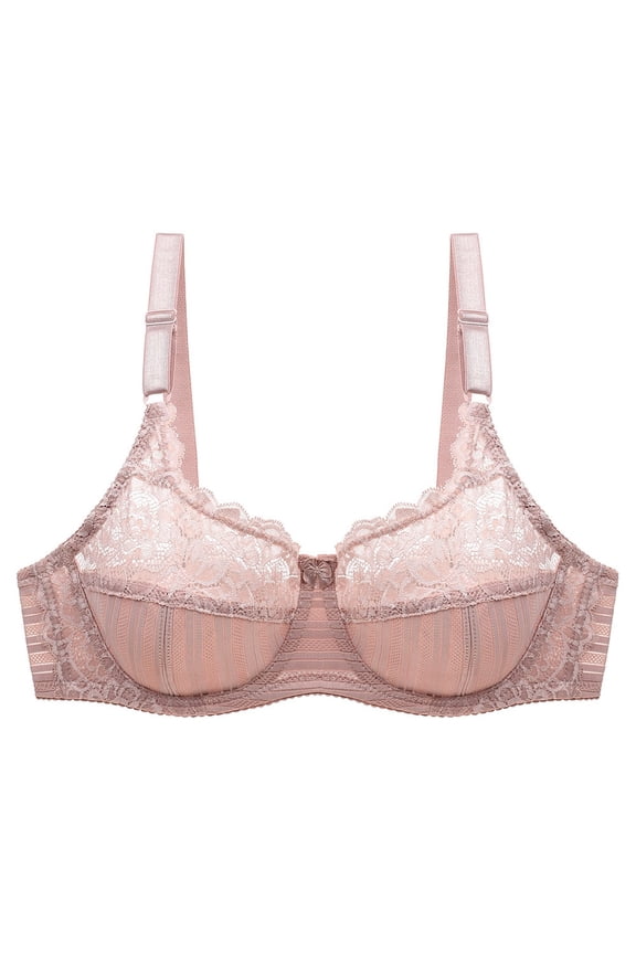 Women’s Bras Bras for Women No Underwire - Seamless Bras for Women, Wireless Bra, Adjustable Bra Khaki 40CD