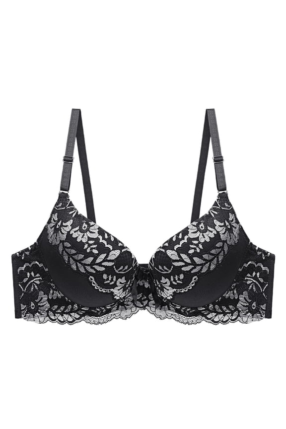 Women’s Bras Wireless Jelly Bras for Women No Underwire with Support Black 95C