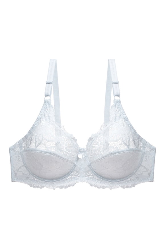 Women’s Bras Womens Wireless Bra, Smooth Comfort Full Coverage Bra White 105C