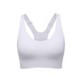 thumbnail image 1 of DGMIOCS Women's Medium-High Support Sports Bra Adjustable Y-Back Seamless Workout Bra White XXL, 1 of 4