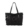 thumbnail image 1 of DGMIOCS Women's Sequin Evening Bag Clutch Glitter Gold Silver Party Purse For Wedding Dinner Prom Ball Handbag Black, 1 of 7