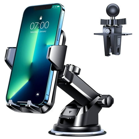 DGN Universal 3-in-1 Upgraded Design Strong Car Mount for Windshield, Dashboard or Air Vent - Universal