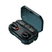 DGOO A17 Binaural Digital Display Stereo Black Technology Bluetooth Headset Power Bank Flashlight