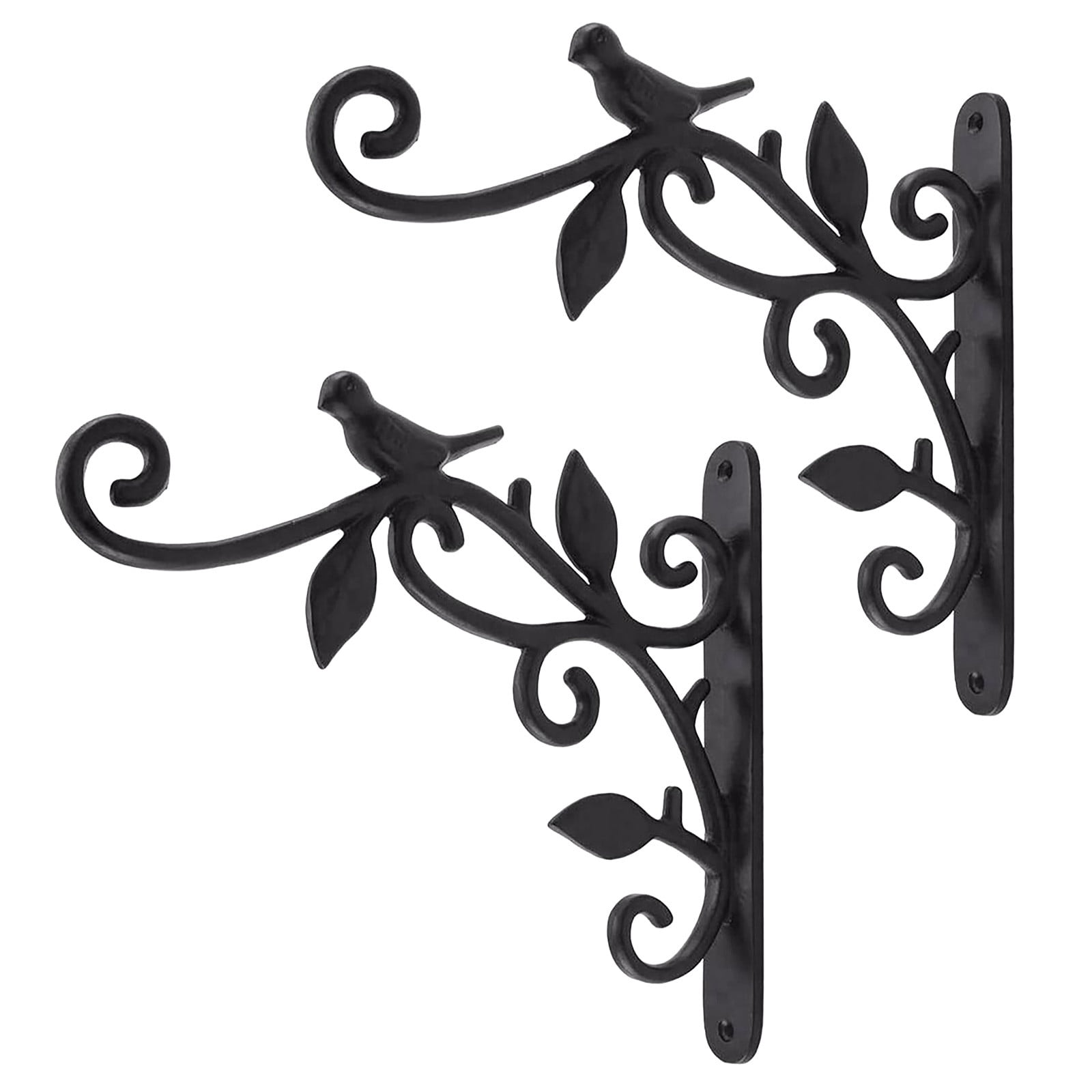 DGOO Iron Flower Basket Bracket Flower Hanger Hook T Riangle Bracket