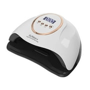 DGOO Nail Lamp Quick Nail Dryer With 4 Timer Settings LCD Display LED Gel Nail Lamp With Portable Handle Nail Art Curing Lamp For Manicure And Pedicure
