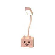 DGOO USB Lamp, Kawaii Table Lamp With USB Charging Port, Rechargeable Learning And Reading, Vision Protection, Foldable Table Lamp For School Supplies