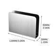 thumbnail image 1 of DGOO Vertical Gold-plated Stainless Steel Napkin, 1 of 2