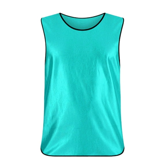 DGQPLPD Boys Tops Mercerized Sleeveless Vest Top for Casual Sportswear - Solid Color Junior Vest Top for Everyday Play Light Blue 3-9 Years