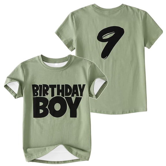 DGQPLPD Girls Crop Tops Girls Casual Graphic Print Short Sleeve Tee Top for Everyday Wear Army Green 4-5 Years