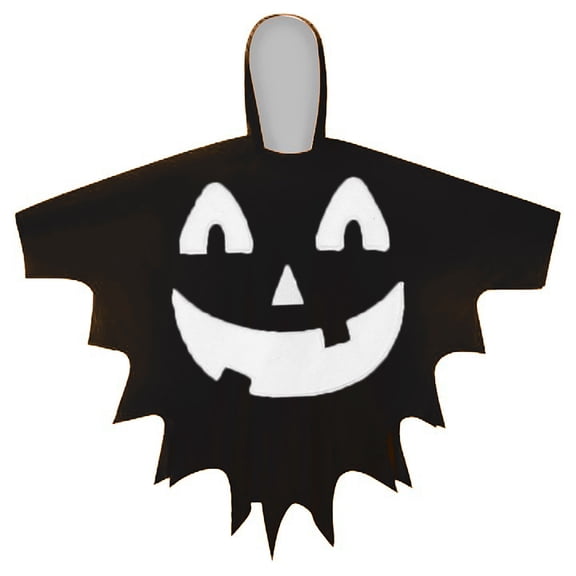 DGQPLPD Toddler Girls T-shirts Girls Halloween Witch Cape Cloak Dress Up Party Fancy Outfit for Trick or Holiday Celebration Black 4-12Years