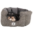 thumbnail image 1 of DGS Pet Products Chill Kuzzi FIR Round Bed Small Grey 23" x 23" x 12", 1 of 3