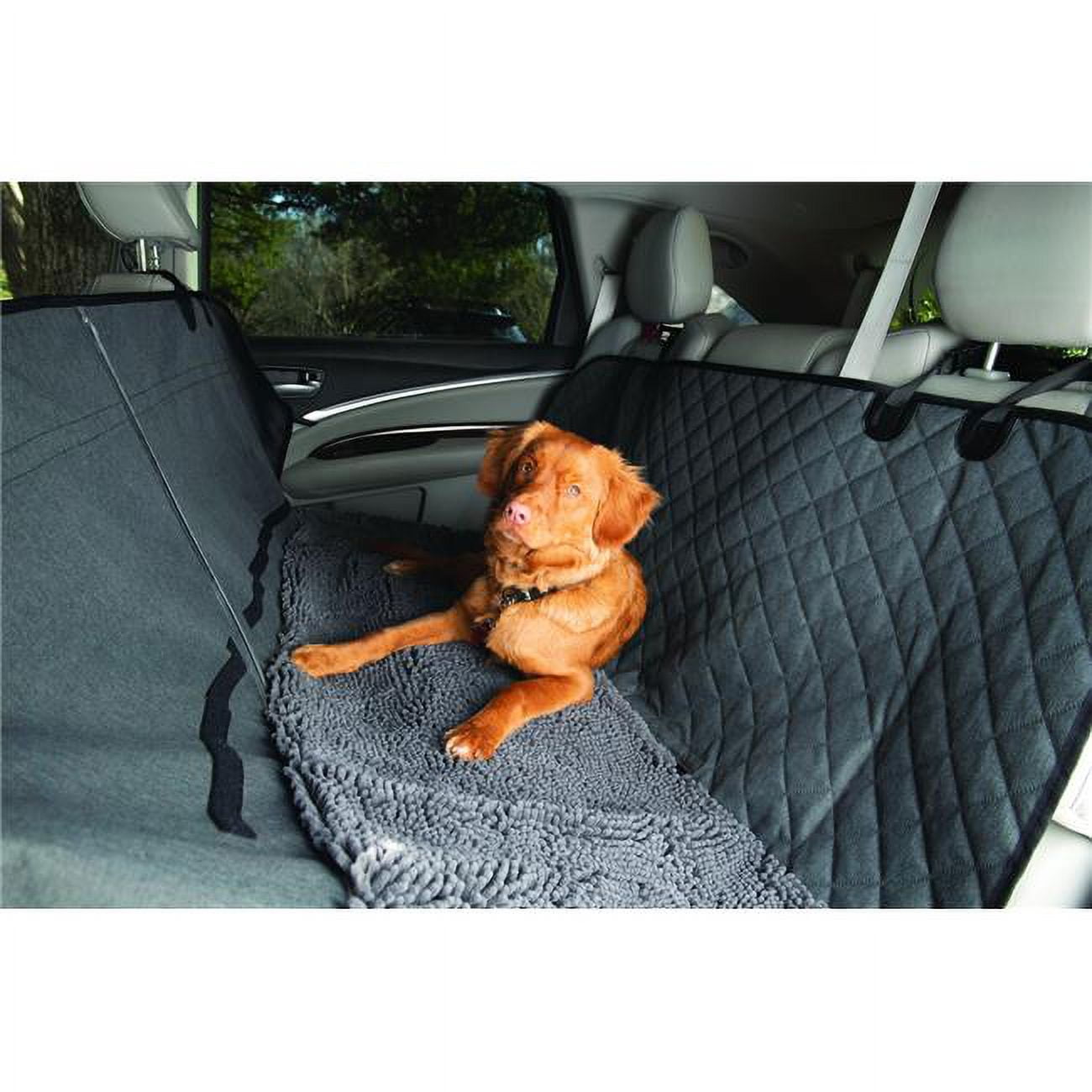 Dirty Dog Car Seat Cover & Hammock Cool Grey Dirty Dog Car Seat Cover & Hammock Cool Grey