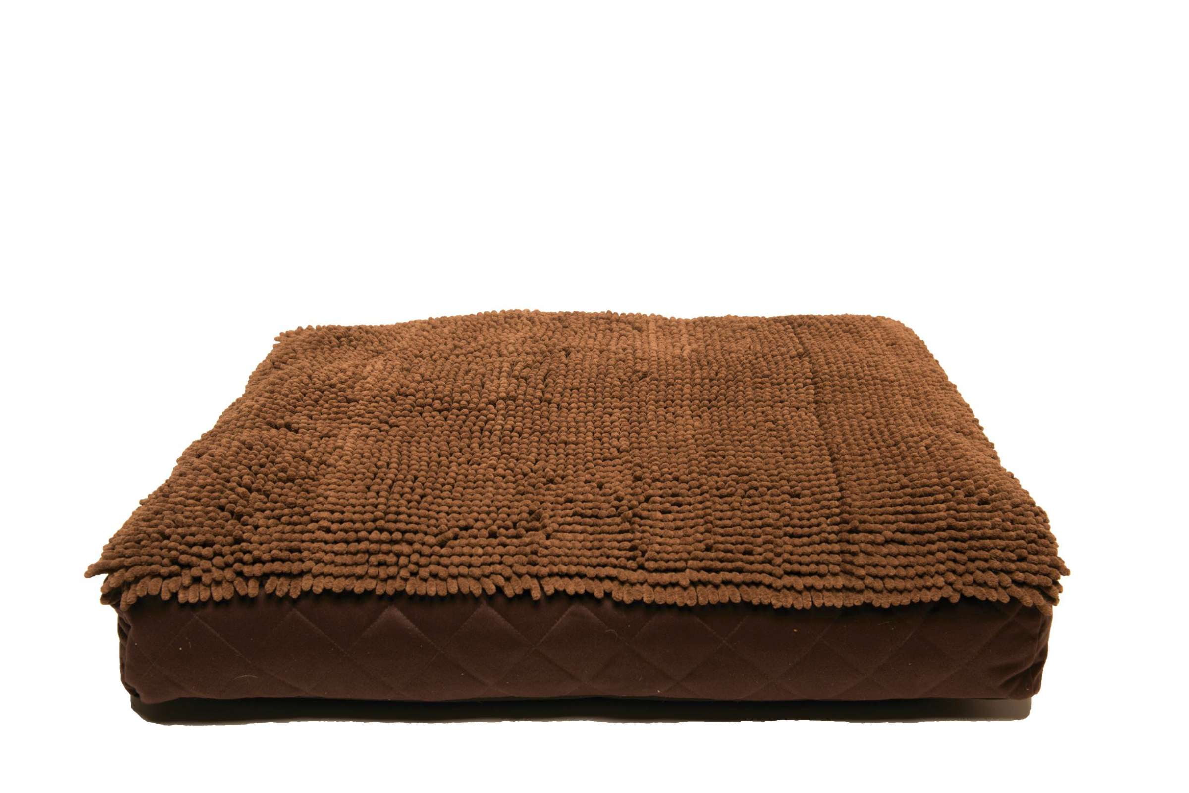DGS Pet Products Dirty Dog Rectangle Bed Extra Large Brown 36" x 48" x 4"