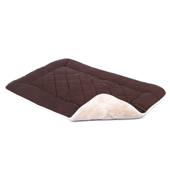 DGS Pet Products Pet Cotton Canvas Sleeper Cushion Large Espresso 23" x 36" x 1"