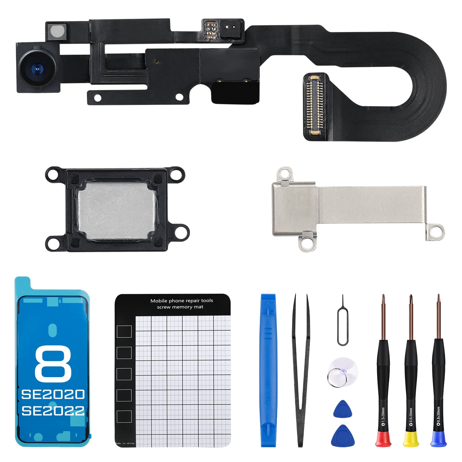 DGSCSMY for iPhone 8 Front Camera Replacement for iPhone SE 2020 7MP 4. ...