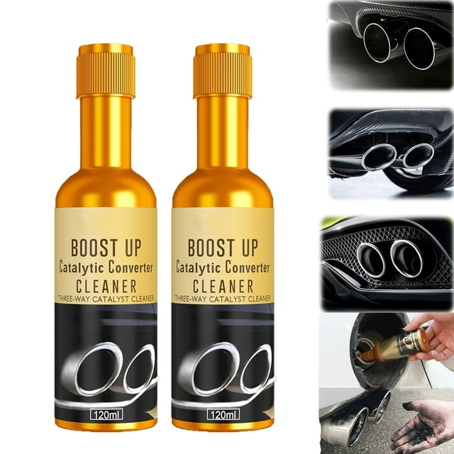 DGSLMY Catalytic Converter Cleaner Auto Parts Engine, Exhaust System Pipe Carbon Removal Cleaner Treatment Additive Oil, Fuel System Treatment Oil Additive for Gas and Diesel Car