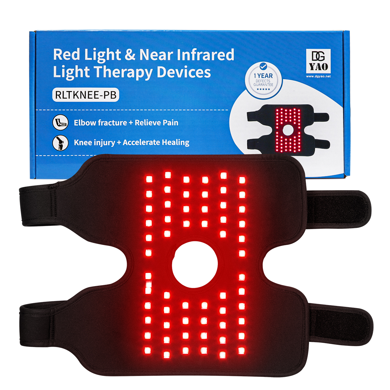DGXINJUN New Red Light Knee Near Infrared Light Pad Easy to Use Home
