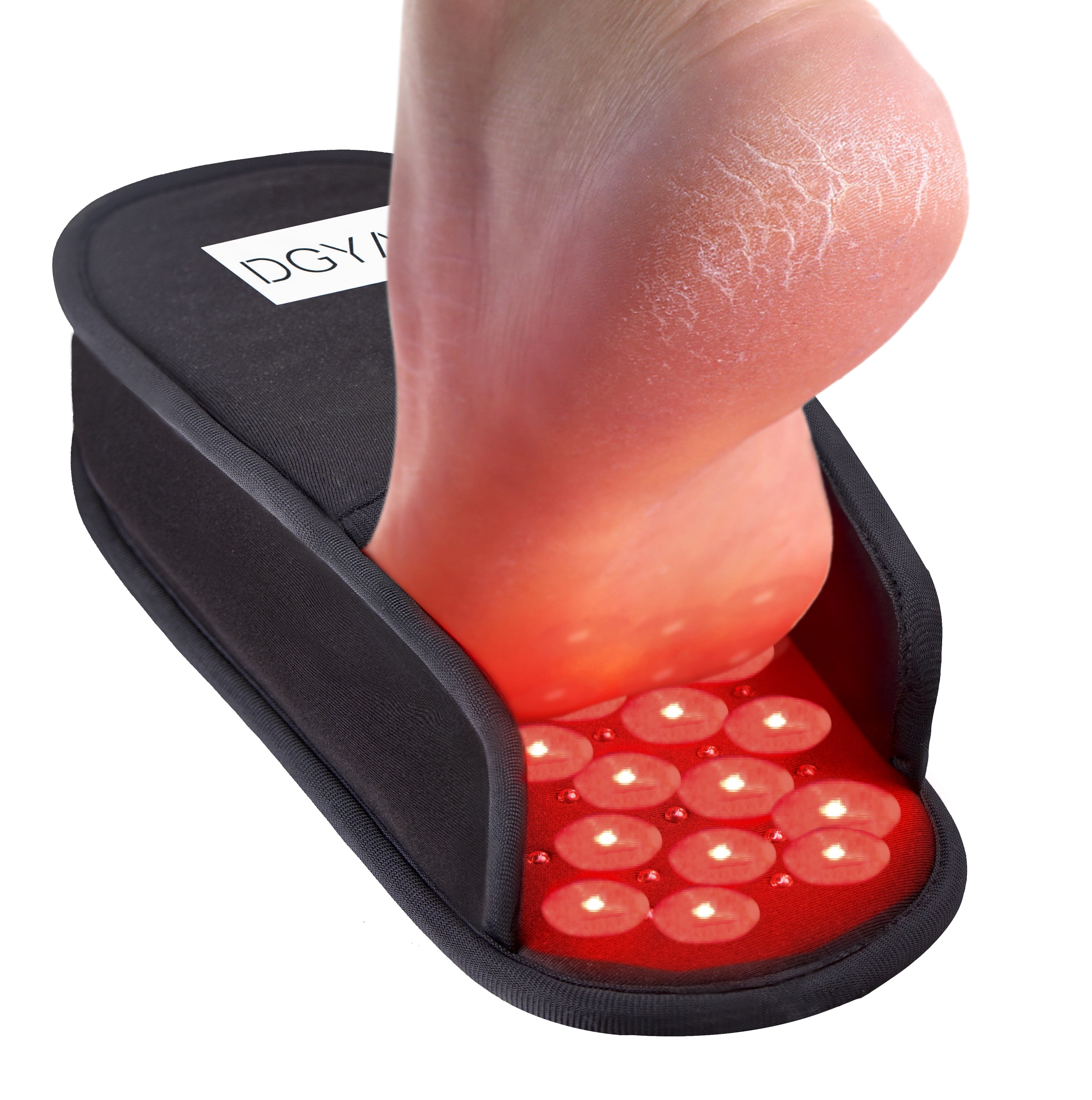 DGXINJUN Red Light Slippers for Feet Toes Infrared LED Light Panel(2Pads)