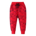 thumbnail image 1 of DGXTA Boys Drawstring Sweatpants Cute Pattern Cotton Sport Jogger Pants Elastic Waist Running Pants with Pockts, 1 of 5