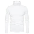 thumbnail image 1 of DGXTA Men's Slim Fit Mock Turtleneck Cotton Pullover Sweater Casual Basic Knitted Thermal Sweaters, 1 of 6