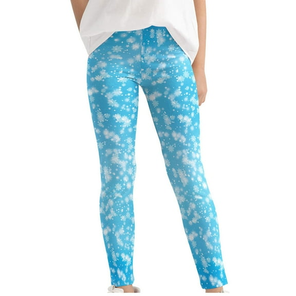 DGXTA Toddler and Girls Leggings Pants Full Length Cotton Basic Leggings Printed Stretchy Soft Leggings Tights Pants