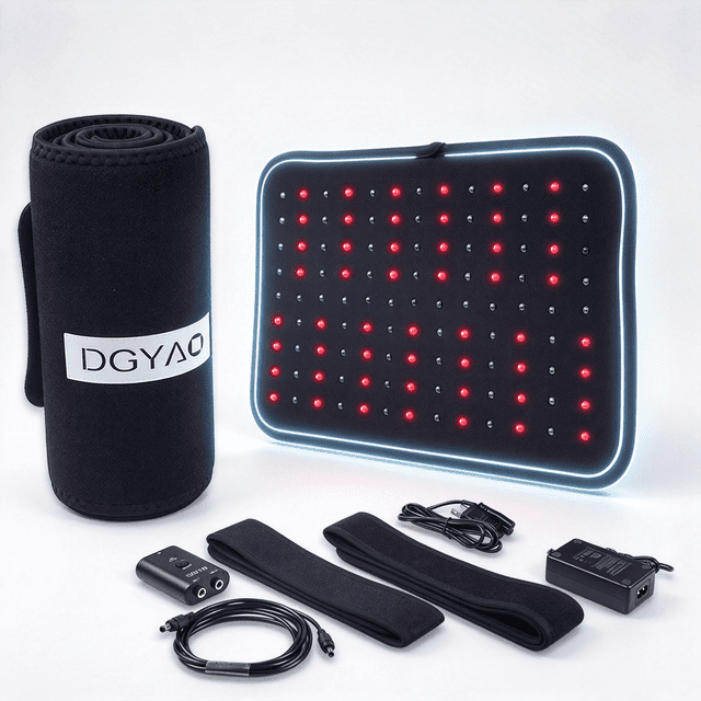 Led Dioden DGYAO Red Light & Infrared LED Light Pad for Neck, Shoulder, Back, Knee ...