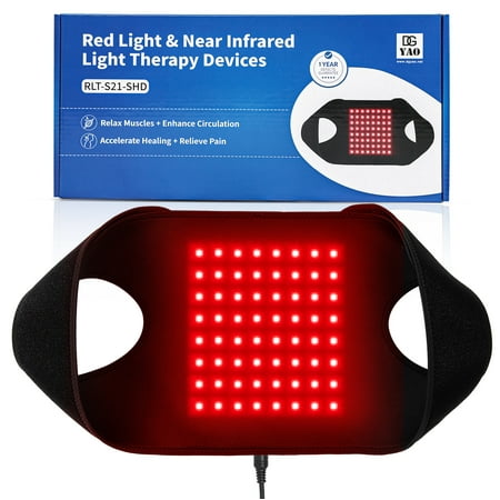 DGYAO Red Light Phototherapy Device for Shoulder Back Muscle and Joint with LED Infrared Light Lamp