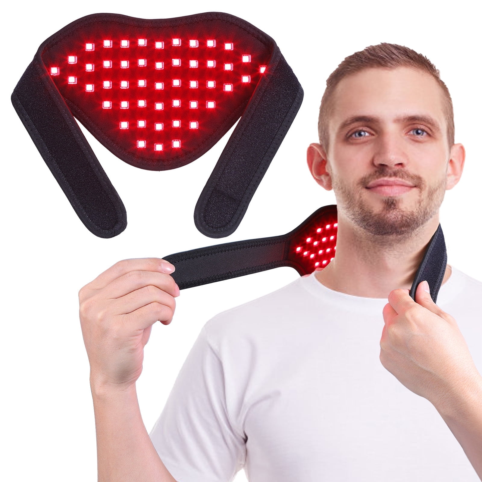 DGYAO Red Light The for Neck Wearable Infrared Light for Wrist Pad Home Use Device Portable Use