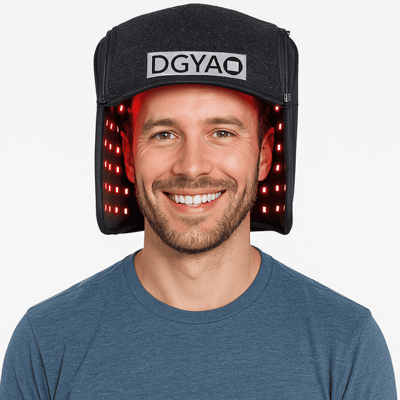 DGYAO Red Light Thera Cap for Hair & Scalp Care – DGYAO Infrared Light Device, Portable Home Use for Women & Men