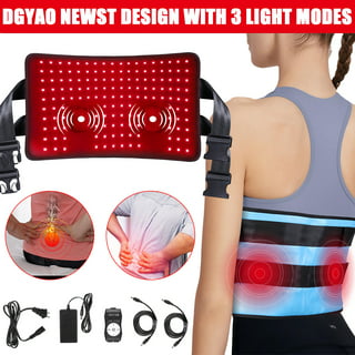 Comfytemp Red Light Therapy Belt, FSA HSA Eligible Infrared Red Light  Therapy for Body, Infrared Light Wrap with Pulse for Back Waist Muscle Pain